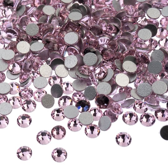 John Bead Crystal Lane SS12 Glass Round Flatback Rhinestones